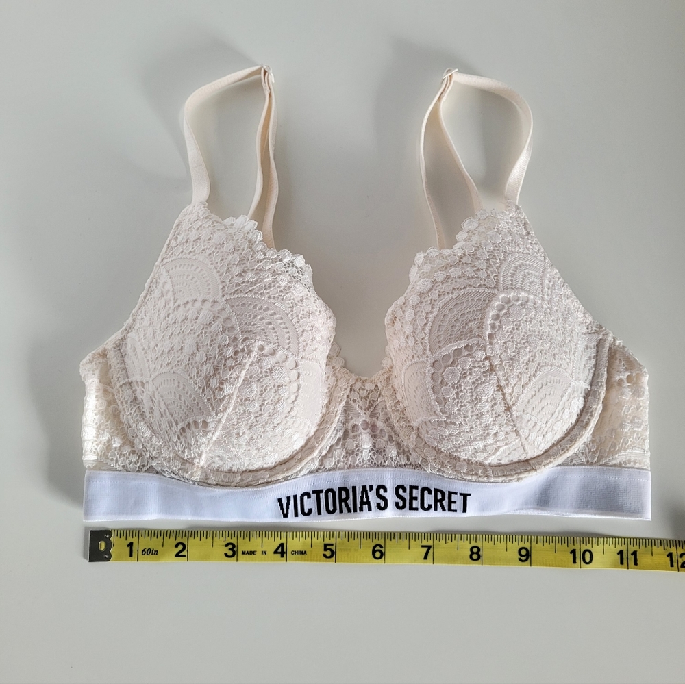 Victoria's Secret Ivory Lace Convertible Bra 32B - Picture 3 of 5